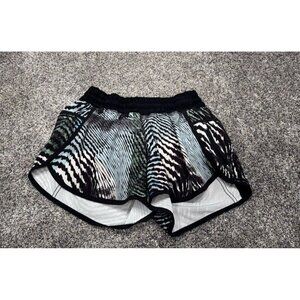 LULULEMON SEAWHEEZE SHORTS TRACKER III 4" SECRET SOCIETY TOFINO TEAL SIZE 6 EUC